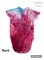 Tie Dye Baby Wrap Onesie Short Sleeve Size 3-6mo Pink Turquoise Infant product 2